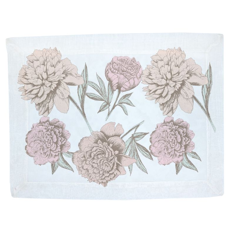 TUYO PRINT - Individuales Velo Organza - Gardenia