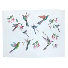 TUYO PRINT - Set Individuales Velo Organza - Picaflor