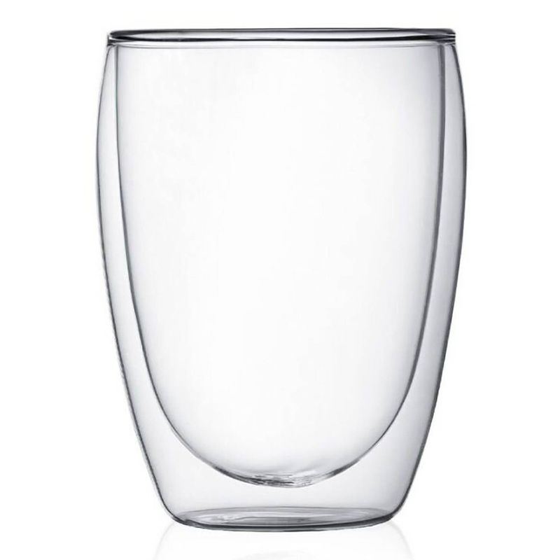 BODUM - Set de 2 vasos de borosilicato doble pared 350 ml
