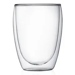 BODUM - Set de 2 vasos de borosilicato doble pared 350 ml