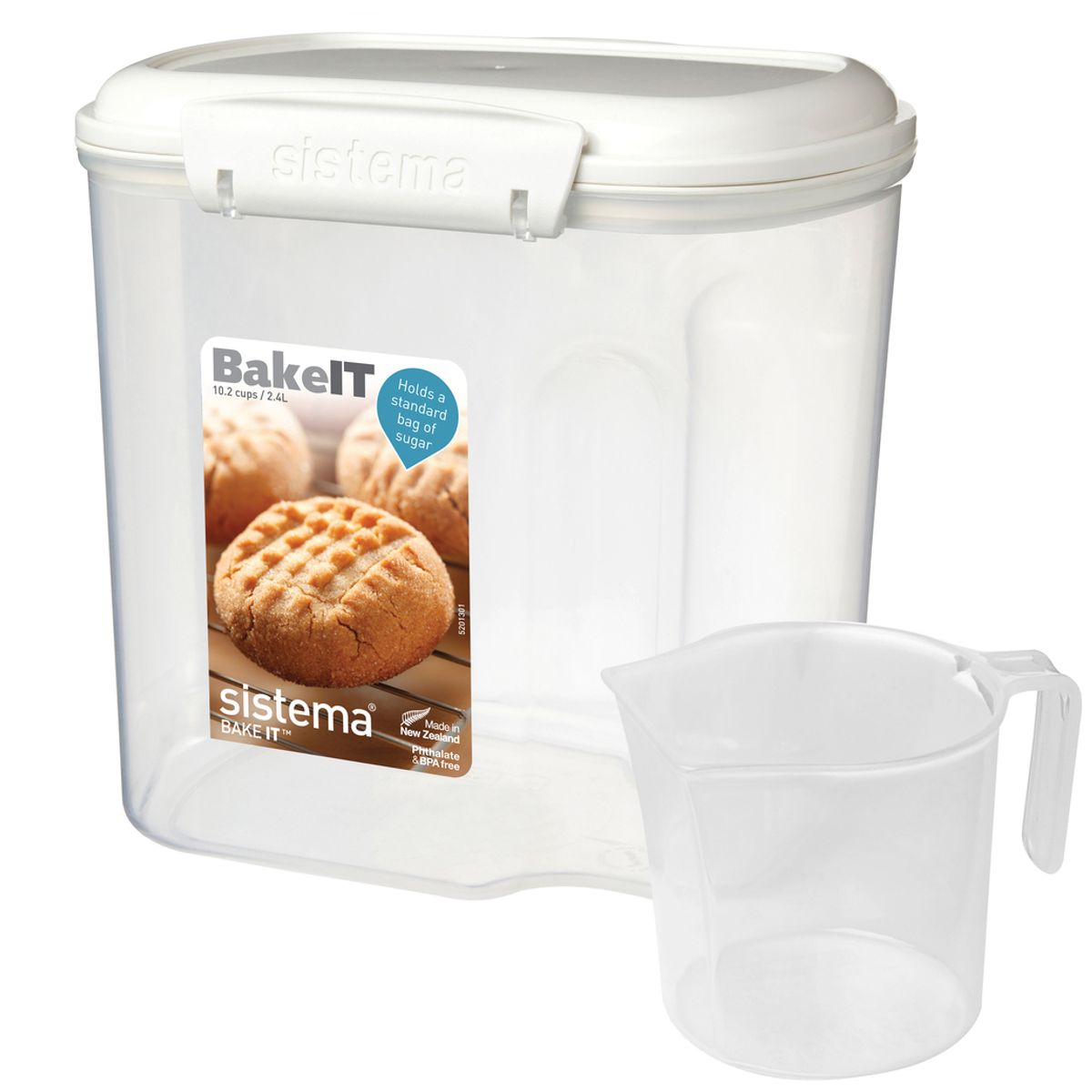 SISTEMA - Contenedor Hermético Sistema 1240 - Capacidad 2,47 Lts.- Fabricado en Nueva Zelandia