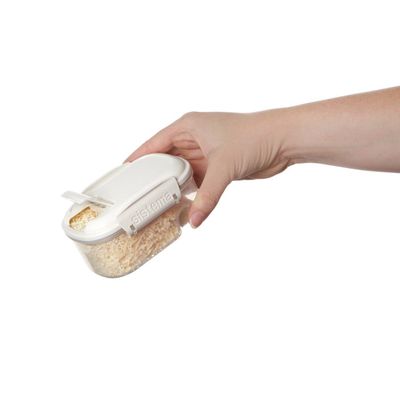 Imagen 2 del producto Set de 2 Contenedores Hermeticos con Tapa Dispensadora de 285 ml.- Fabricado en Nueva Zelandia