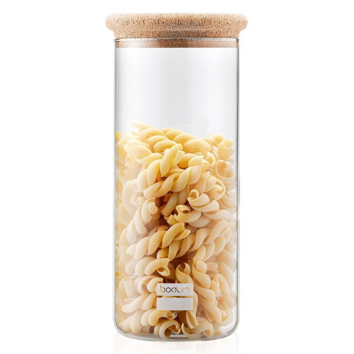 BODUM - Jarro de Almacenamiento Bodum – Vidrio Borosilicato 2,5 L con Tapa de Corcho Natural