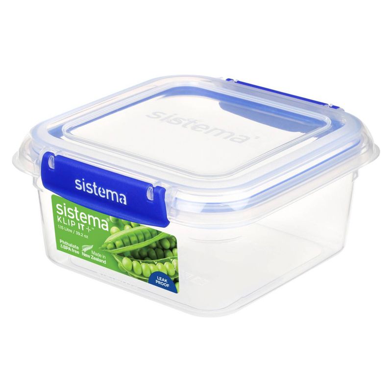 SISTEMA - Contenedor cuadrado klip it 1.15 lts sistema.