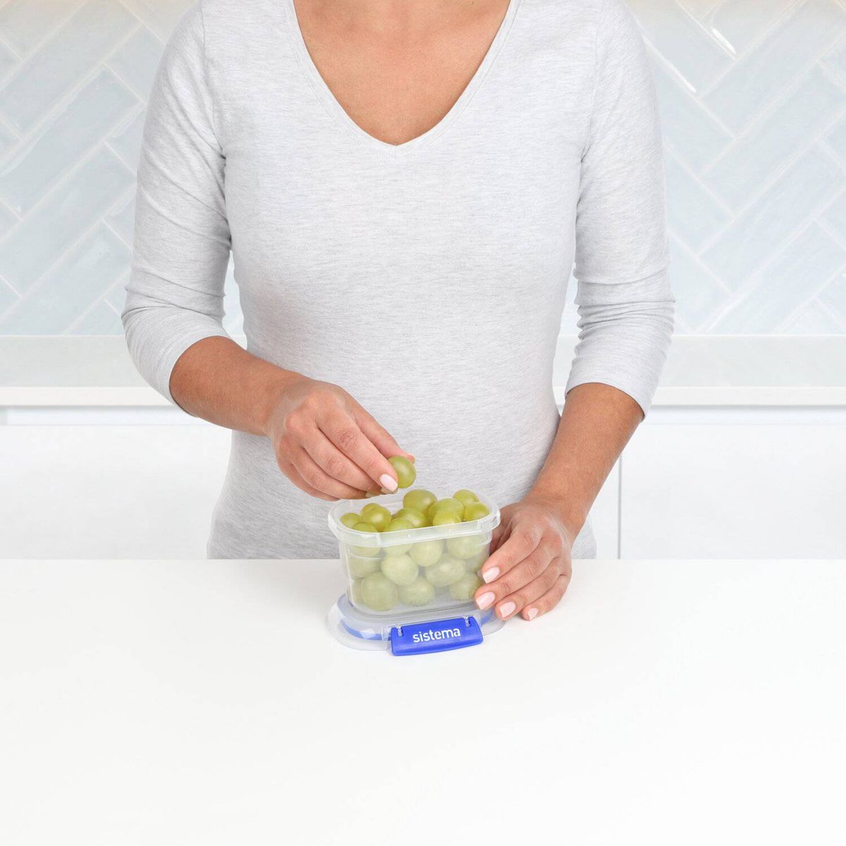 SISTEMA - Contenedor Hermético Sistema 881540 - Capacidad 400 ml.- Fabricado en Nueva Zelandia