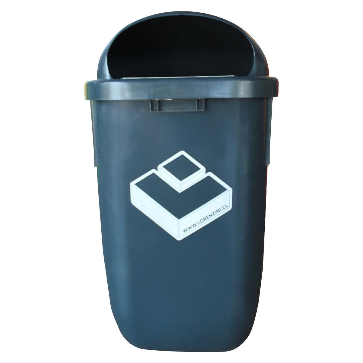 LORENZINI - Contenedor Basurero 50lt muro Gris