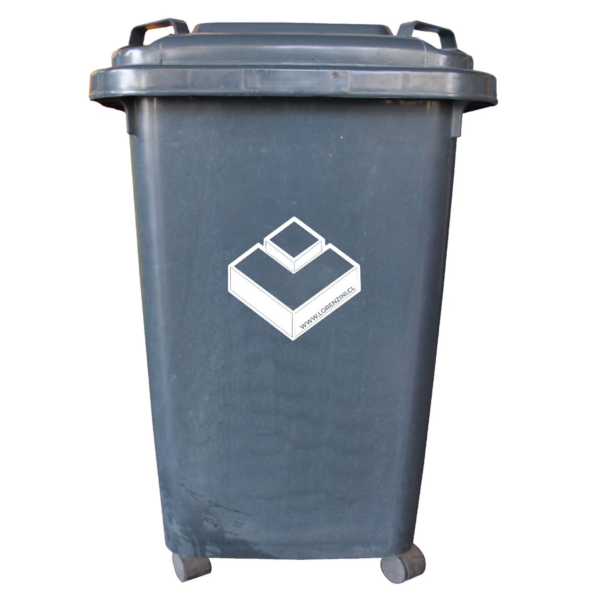 LORENZINI - Basurero frankfurt 50lt Ctapa Gris Lorenzini