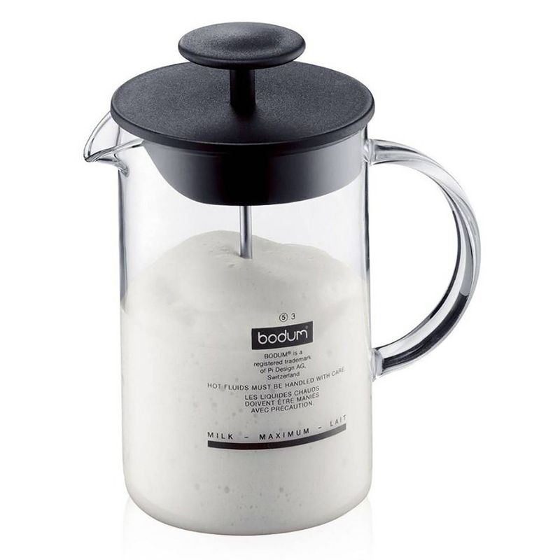 BODUM - Latteo batidor de leche con asa de cristal 025 lt