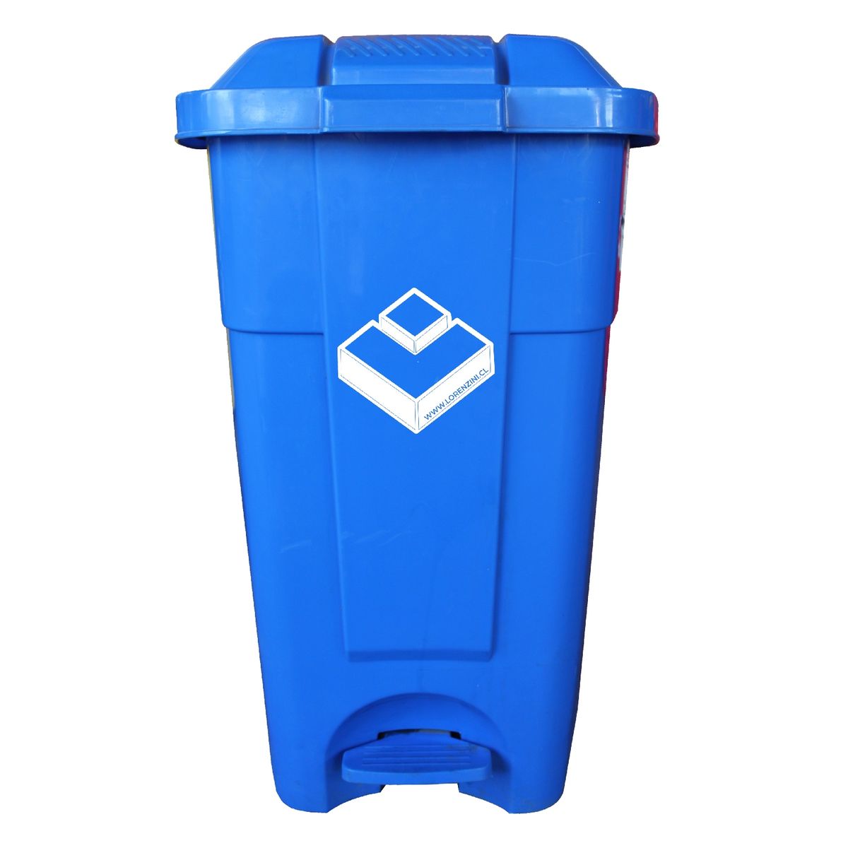 LORENZINI - Contenedor Basurero 50lt Azul Cpedal