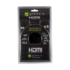 GREEN E - Cable MINI HDMI a HDMI 2MTS