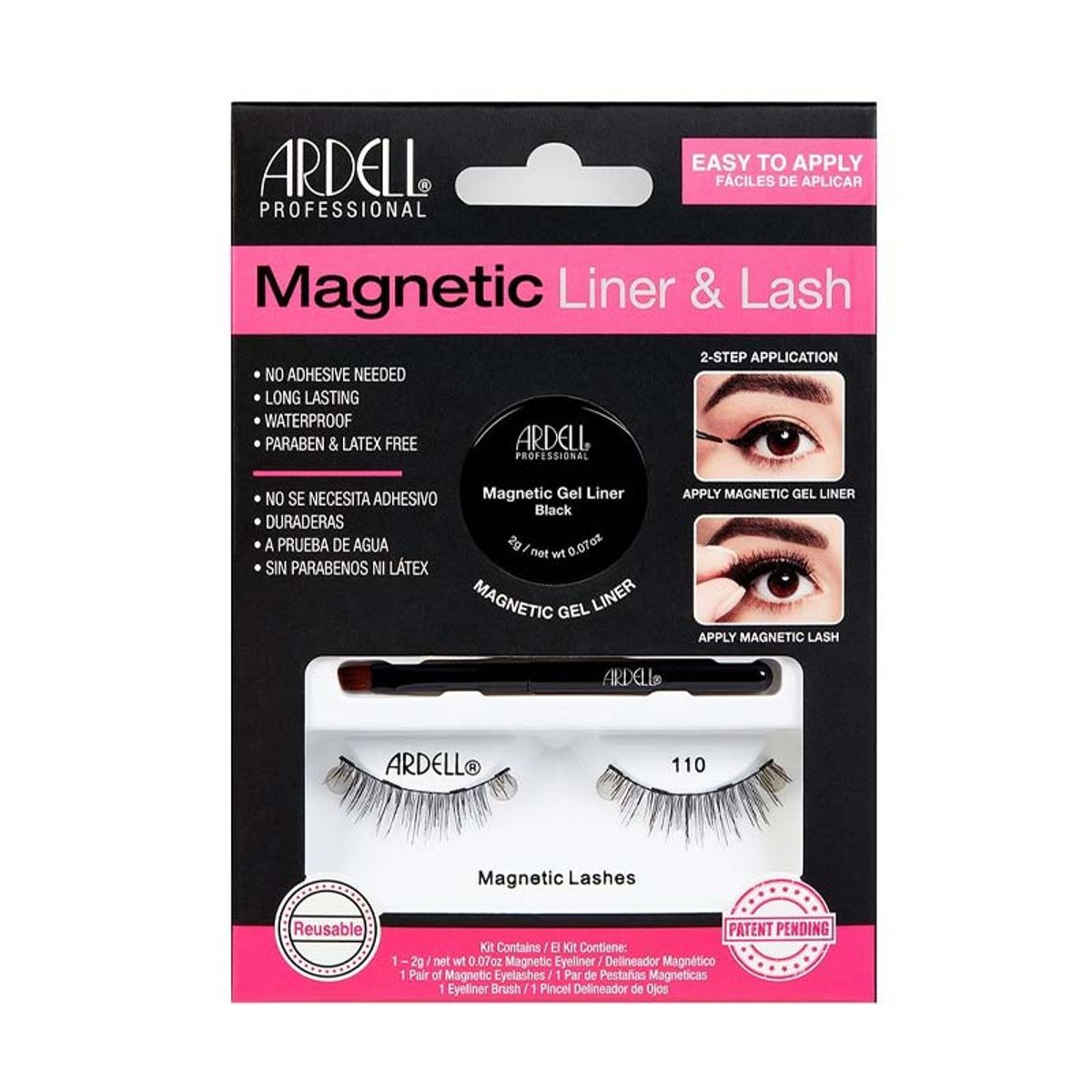 ARDELL - Kit Pestañas Magnéticas Con Delineador Líquido Ardell 110