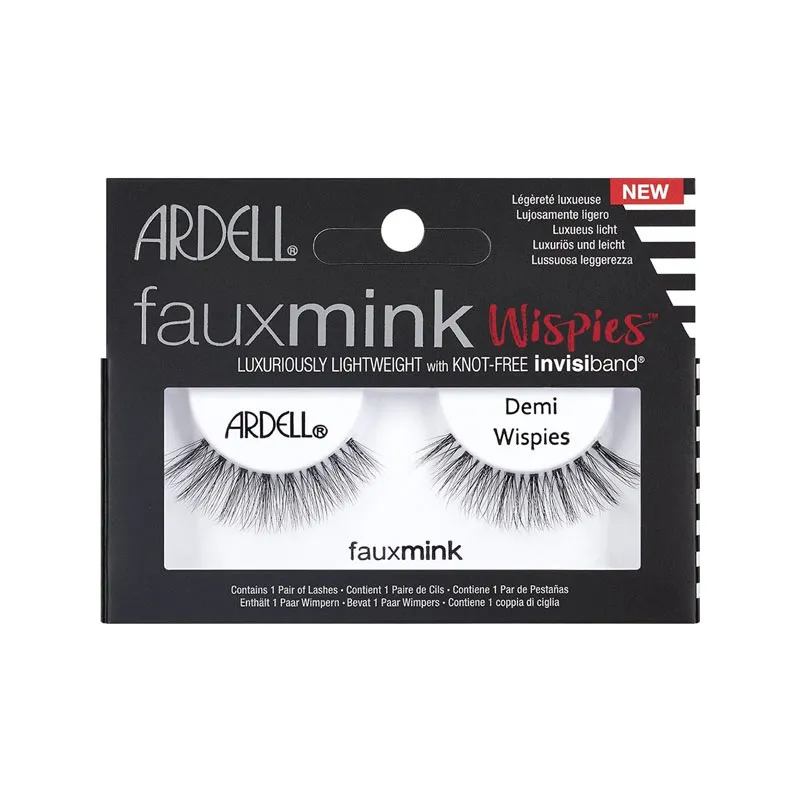 Pestañas Tira Faux Mink Demi Wispies - imagen 1