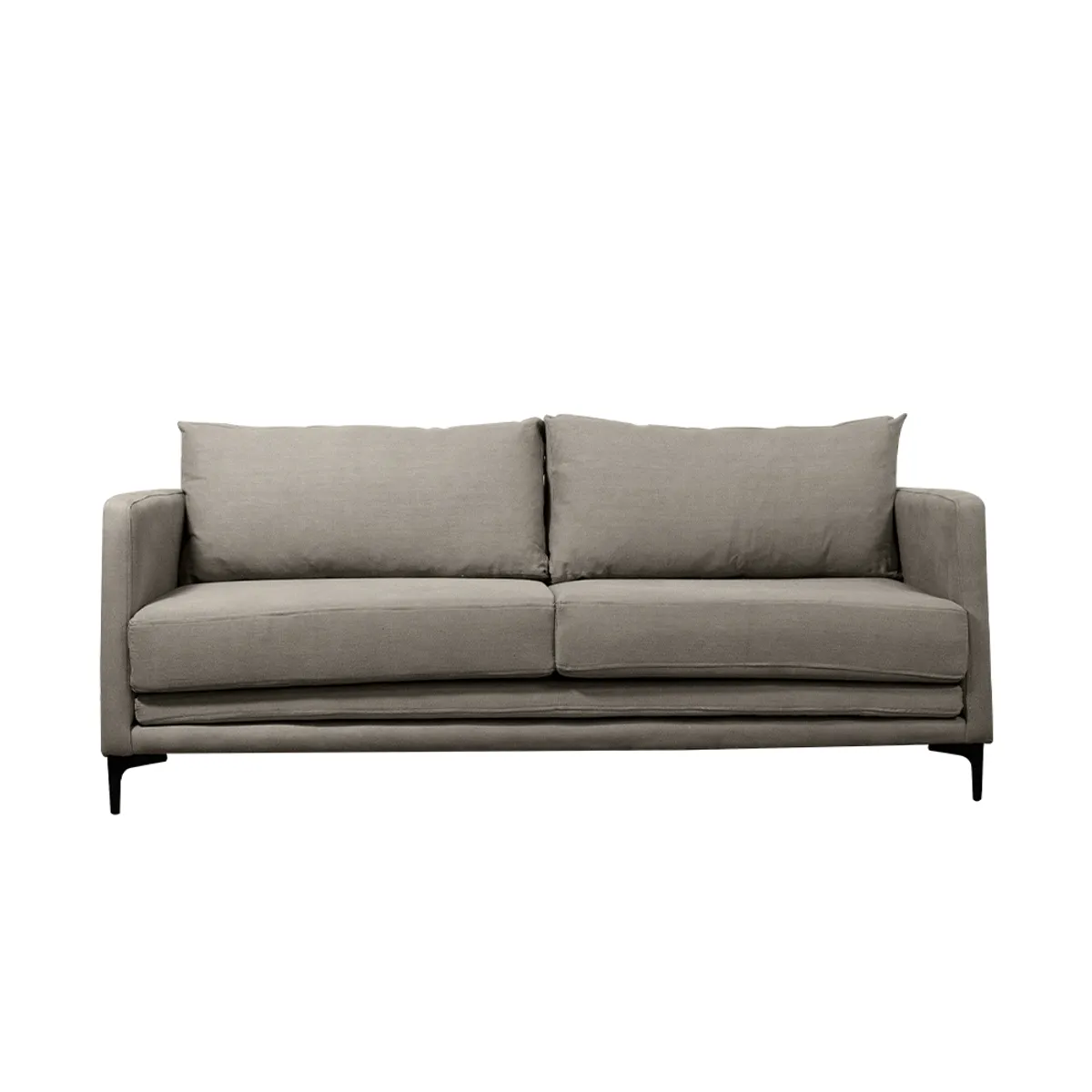 SOFAS HOME - SOFA BUREO CHENILLE GRIS PIEDRA 3C