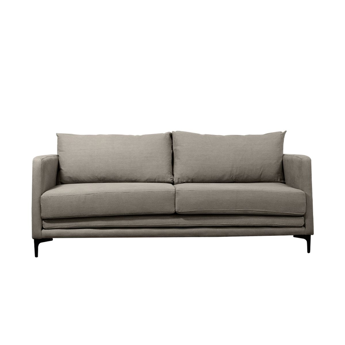 SOFAS HOME - SOFA BUREO CHENILLE GRIS PIEDRA 3C