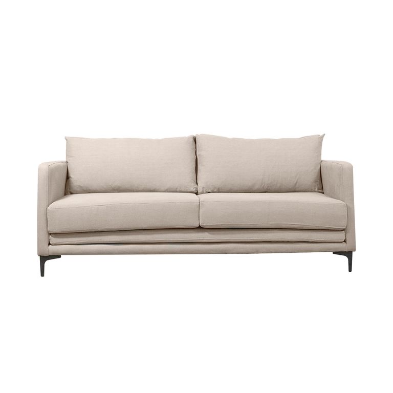 SOFA BUREO CHENILLE HUESO 3C