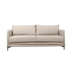 SOFAS HOME - SOFA BUREO CHENILLE HUESO 3C