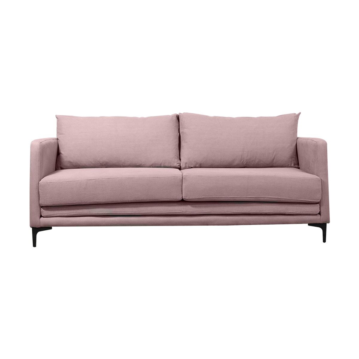 SOFAS HOME - SOFA BUREO CHENILLE PALO ROSA 3C