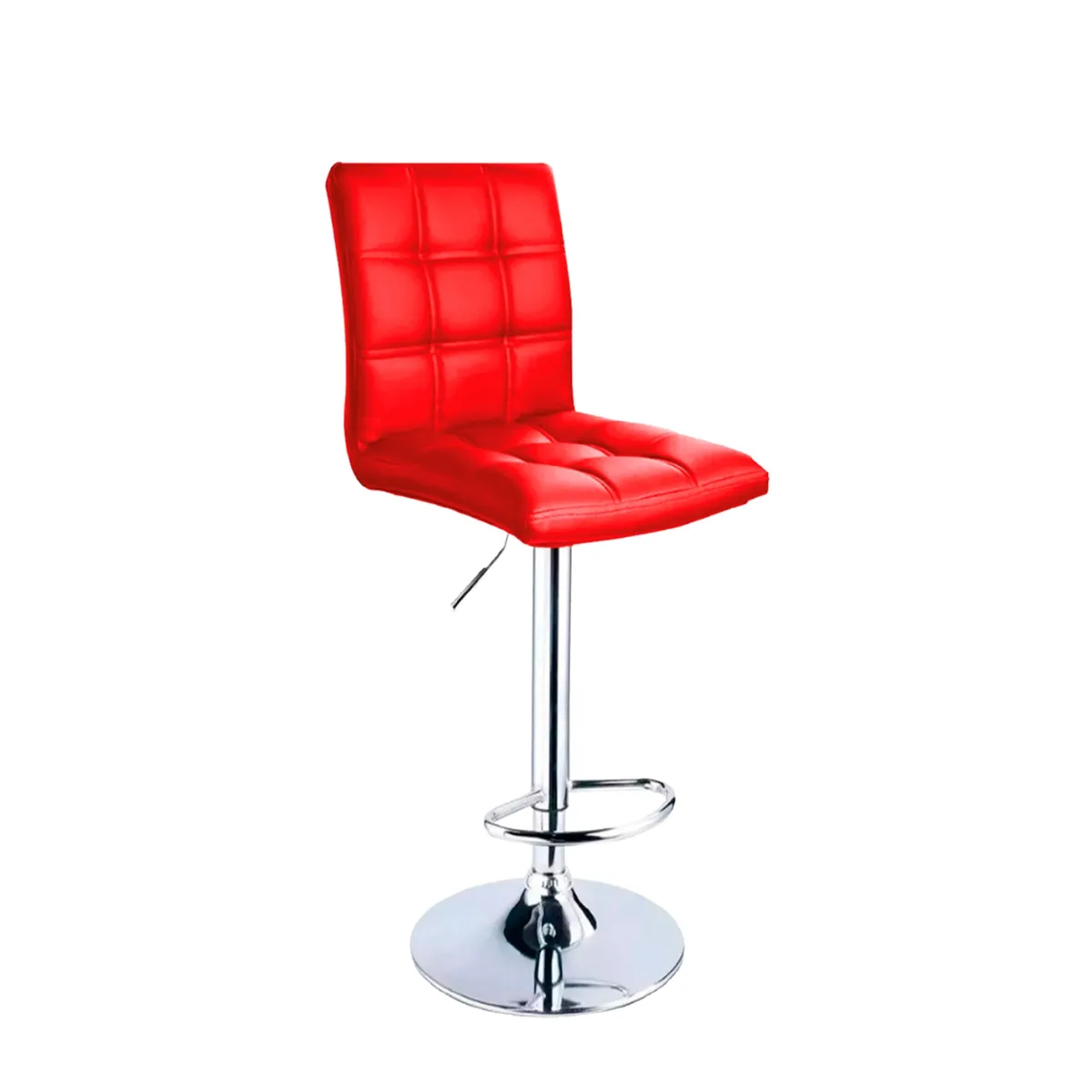 LUMAX - Pack 2 Piso Bar Sillon Taburete Odo Rojo Muebles MeTinca