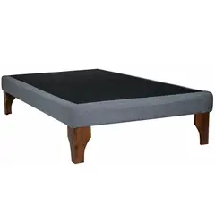 BLOCCARE - Base de Cama King largo 200 cm Base dividida Patas 24 cm
