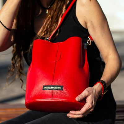 Imagen 2 del producto Cartera Piera Marassi  cuero natural genuino Modelo Simona