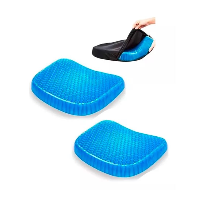 GENERICO - Pack 2 Cojin De Gel Para Silla