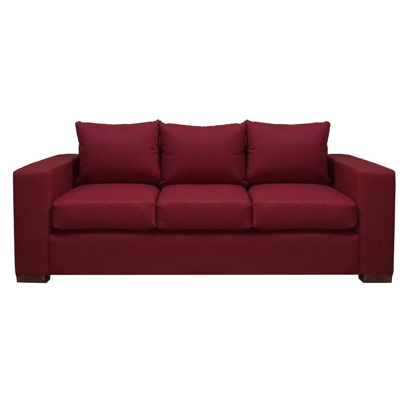 DKORA - Sofa Connor 3 cuerpos Berry