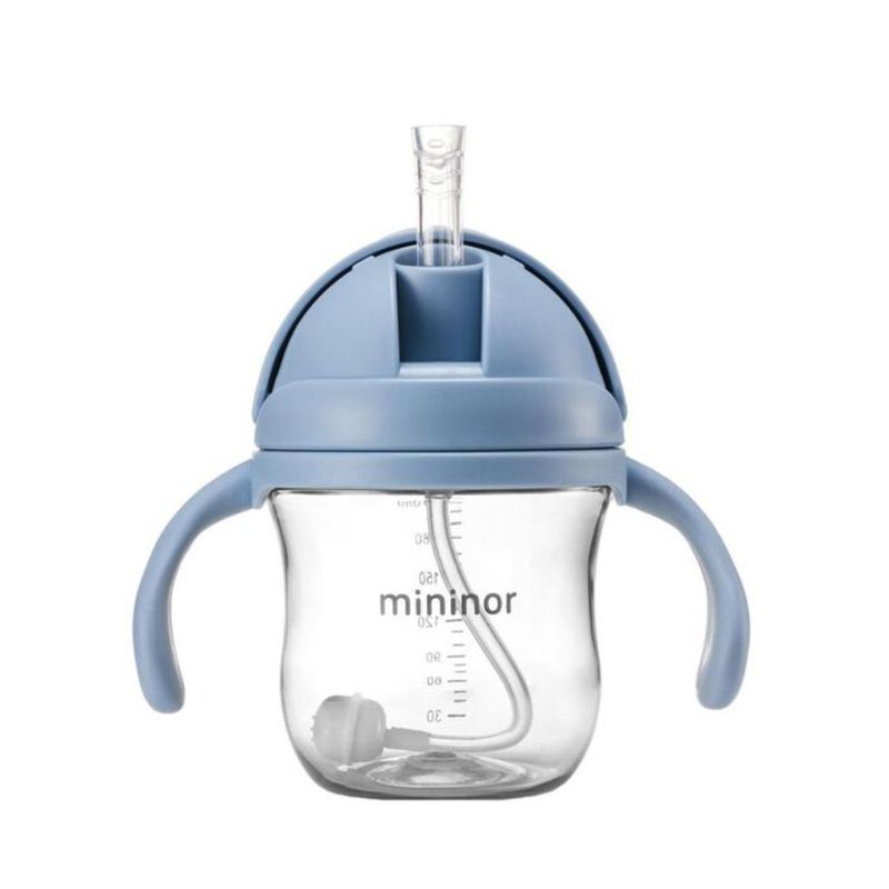 MININOR - Vaso con Bombilla Azul Mininor