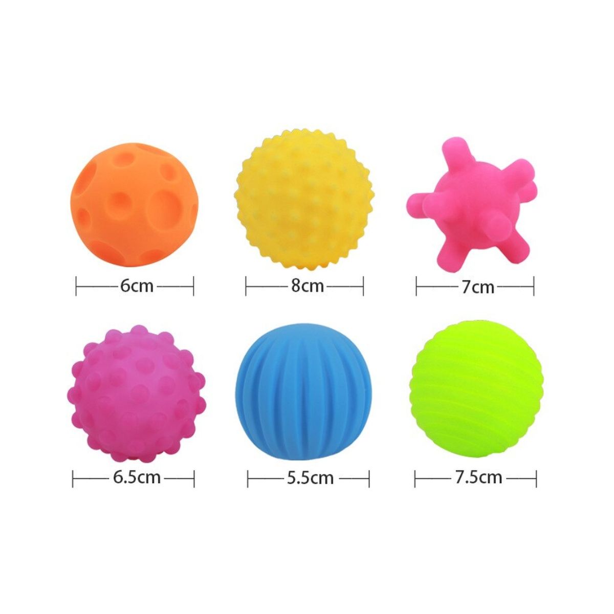 OEM - SET DE PELOTAS DE ESTIMULACION SENSORIAL