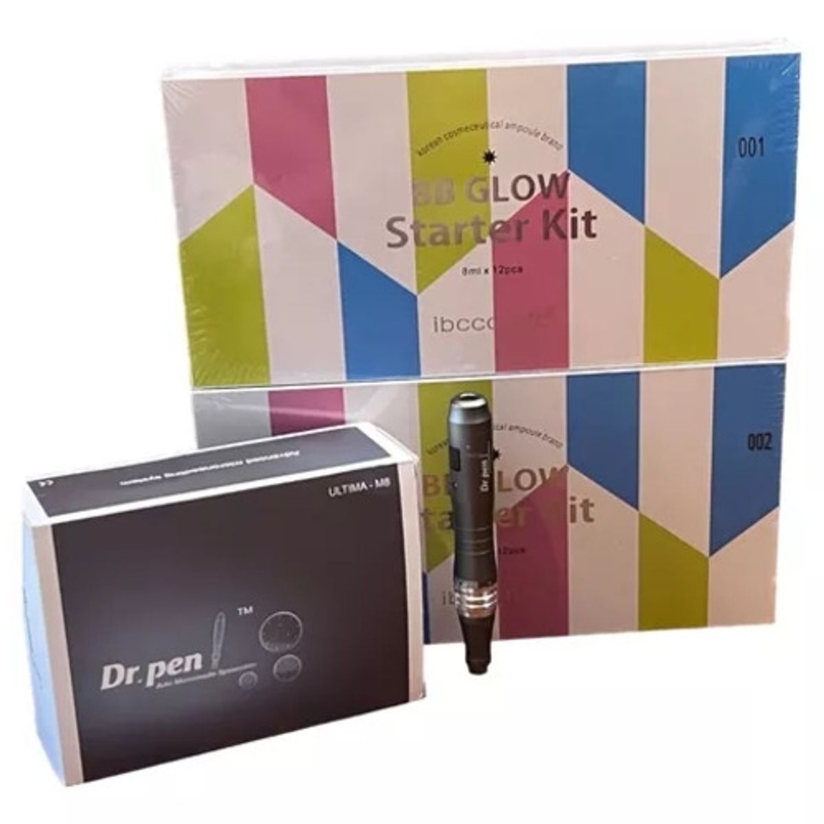 GENERICO - Dermapen M8w Inalámbrico + 2 Kit Bb Glow, Serum, Pigmentos…