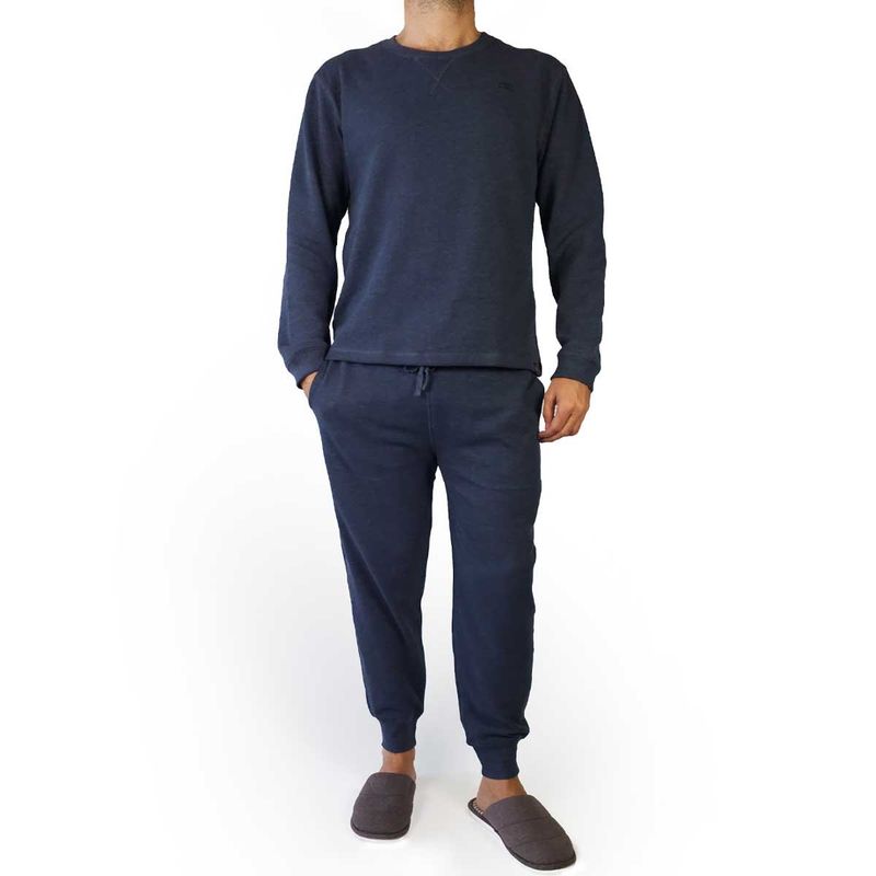 HEAT HOLDERS - Pijama Térmico Hombre Azul Heat Holders