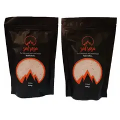 GENERICO - Sal Rosada del Himalaya FINA 1Kg. 2 bolsas doypack de 500g