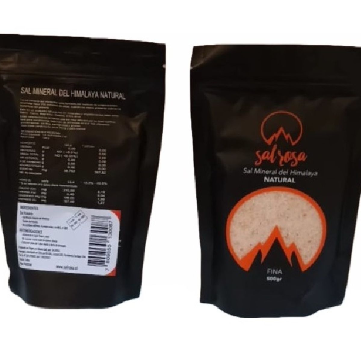 GENERICO - Sal Rosada del Himalaya FINA 1Kg. 2 bolsas doypack de 500g
