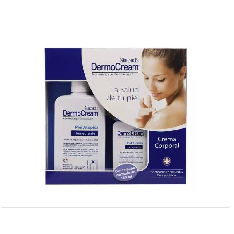 SIMONDS - Pack Simonds Dermocream Crema Piel Atopica 400 más 150 ml