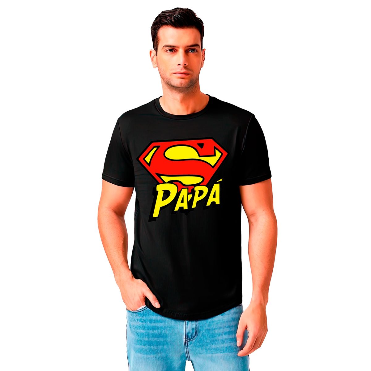 CHATICAS - Polera Hombre 100Algodón Dia Del Padre Super Papá