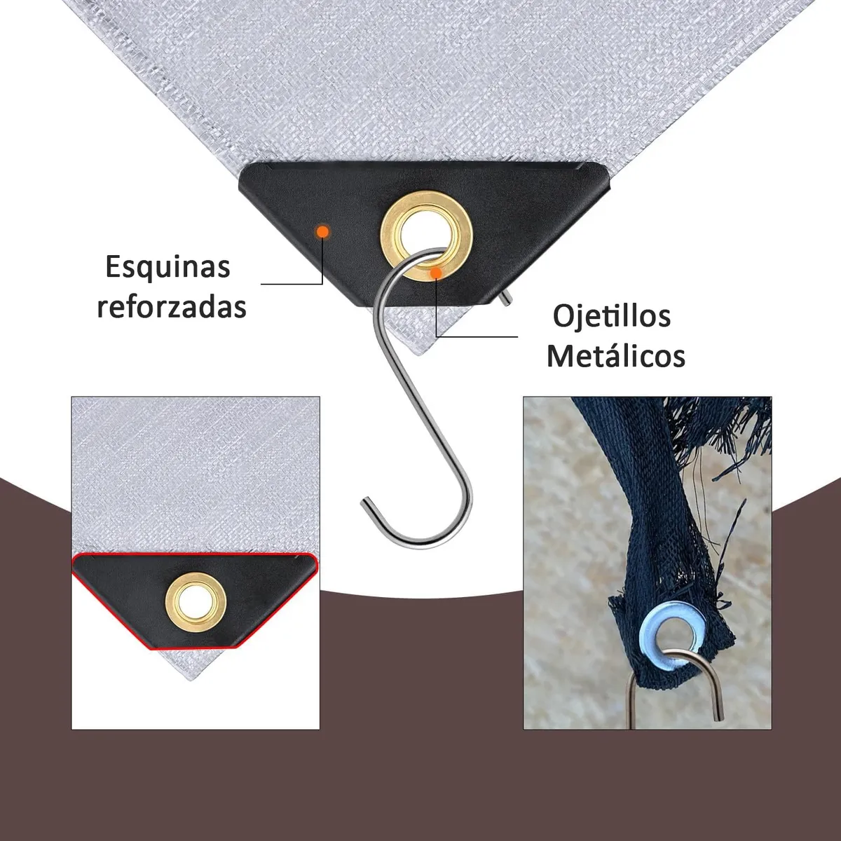 CALGARY - Lona Impermeable Multiuso Cobertor Toldo Funda 3x5 Mts