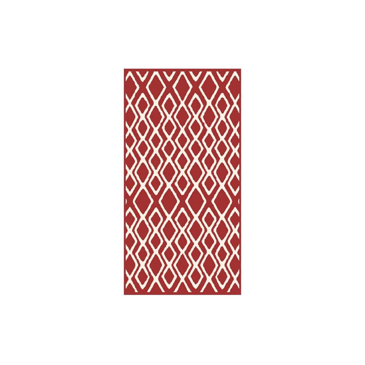 MASEL - Alfombra shag lila anat1-200 x285 cms roja