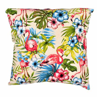 Imagen 2 del producto Set 2 cojines lona española 50x50 flamingo beige