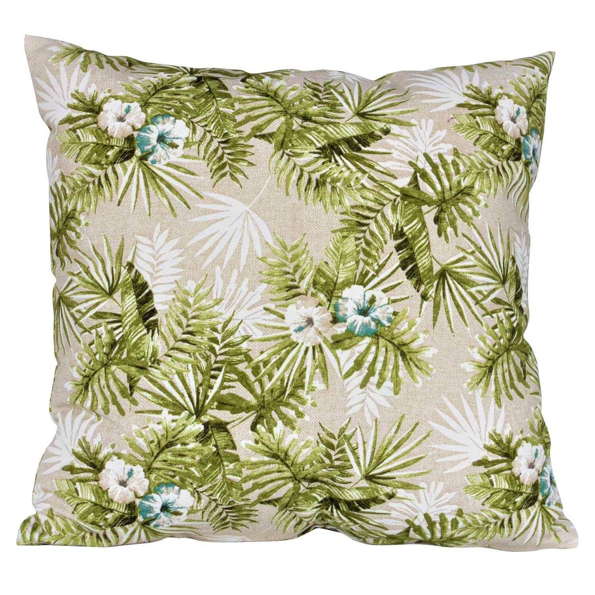 MASEL - Set 2 cojines lona  española 50x50 cayena beige