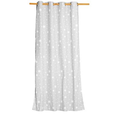 Imagen 2 del producto Cortina lona española estrella gris 140 x 225