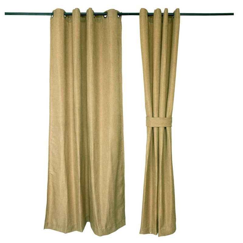 MASEL - Set 2 cortinas de ambiente kikar Bamboo   140x225
