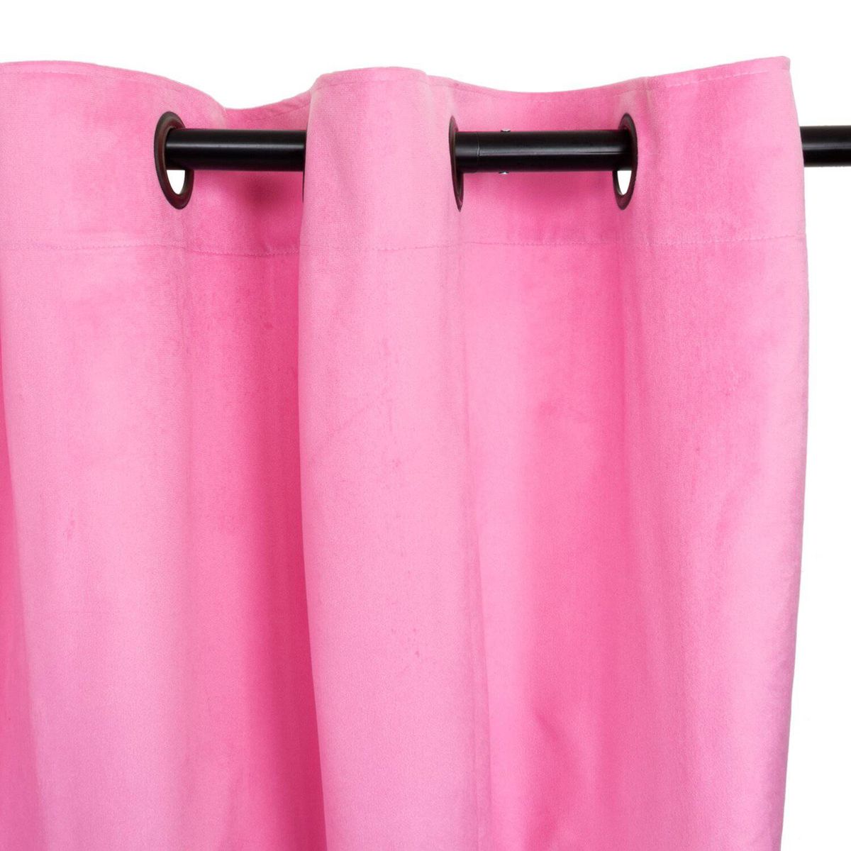 MASEL - Set 2 cortinas argollas new velvet  140 x 225