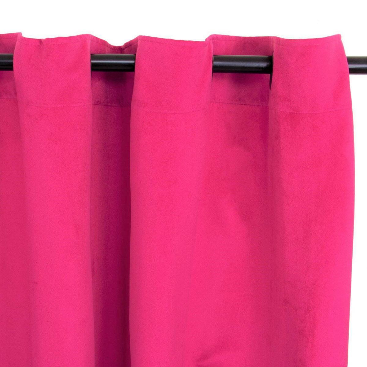 MASEL - Set 2 cortinas argollas new velvet  140 x 225