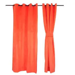 MASEL - Set 2 cortinas argollas new velvet 140 x 225