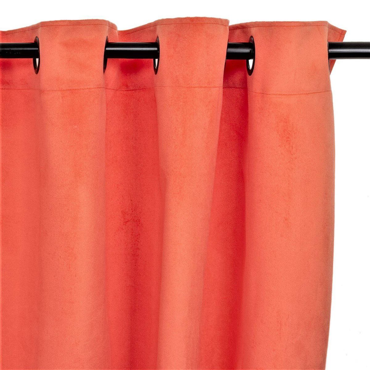MASEL - Set 2 cortinas argollas new velvet  140 x 225