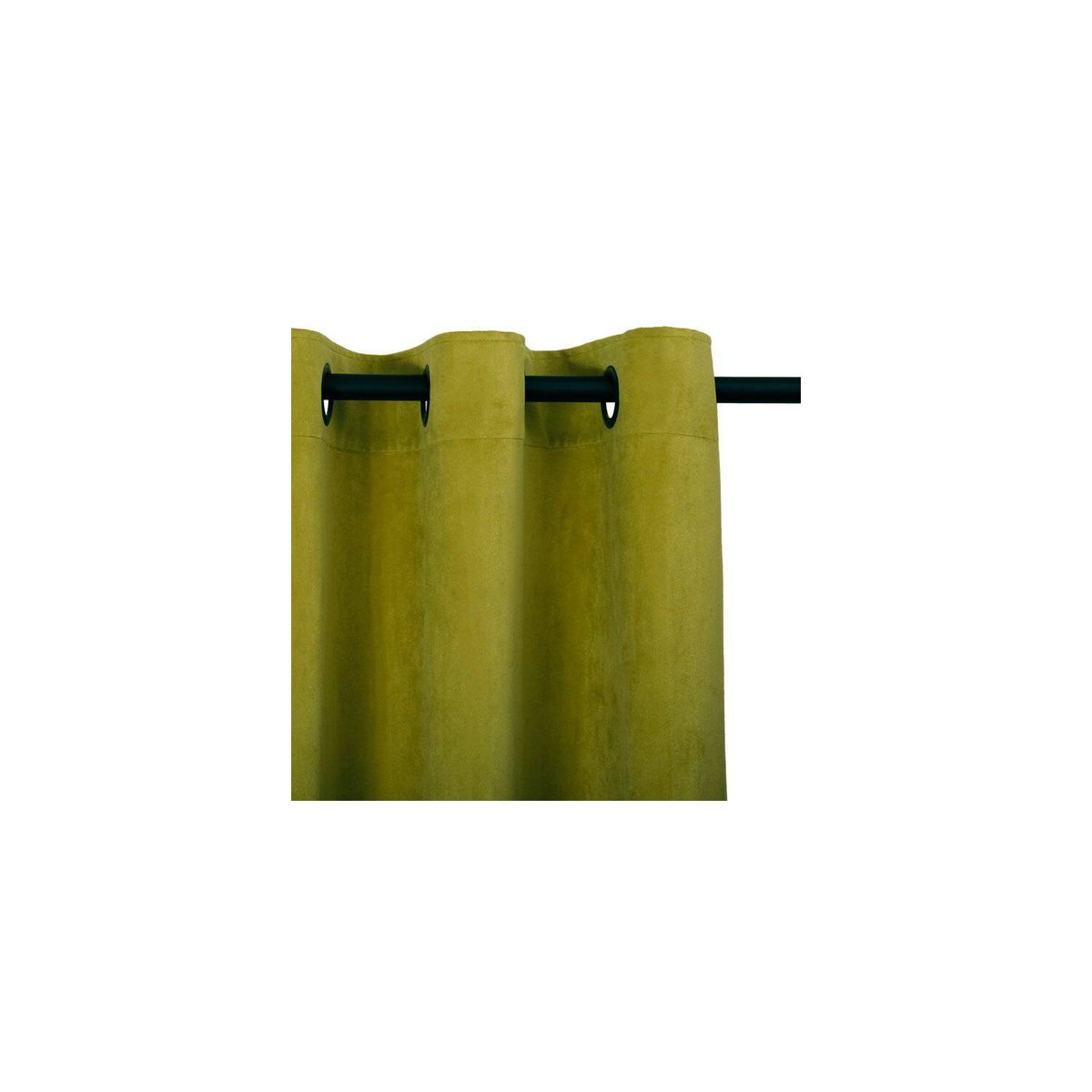 MASEL - Set 2 cortinas argollas new velvet  140 x 225