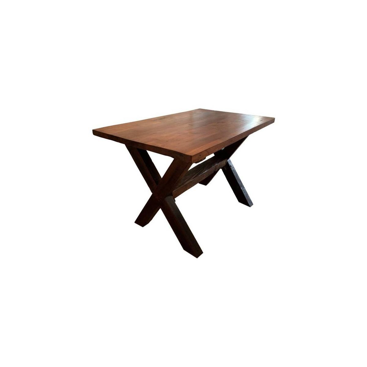NOWU HOGAR - Mesa comedor roble rojo x 160x90cm