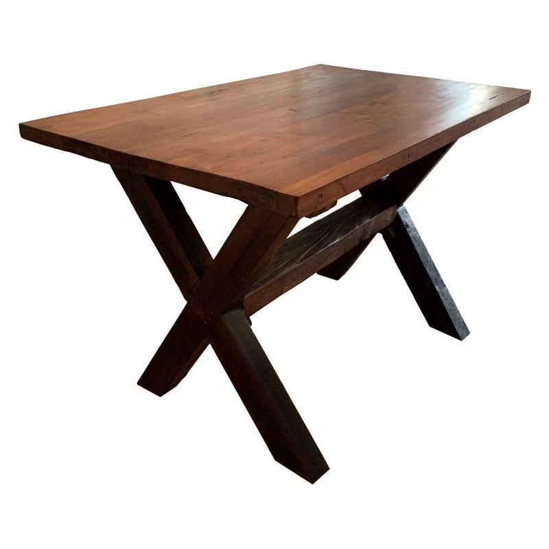NOWU HOGAR - Mesa comedor roble rojo x 180x100cm