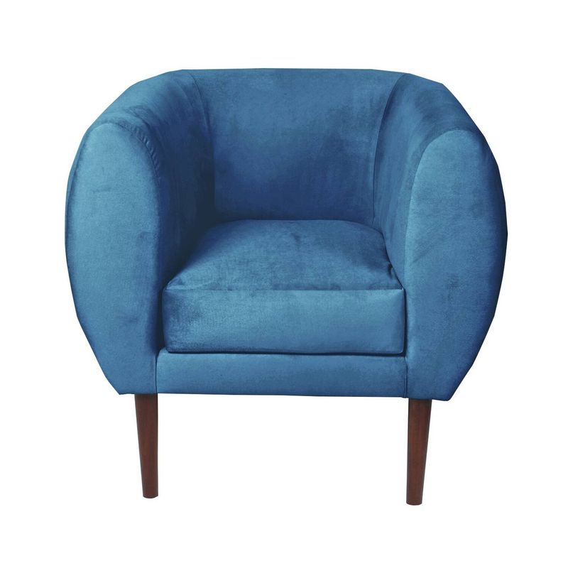 MASEL - Poltrona curvee 80 x 70 x 78 alt felpa calipso