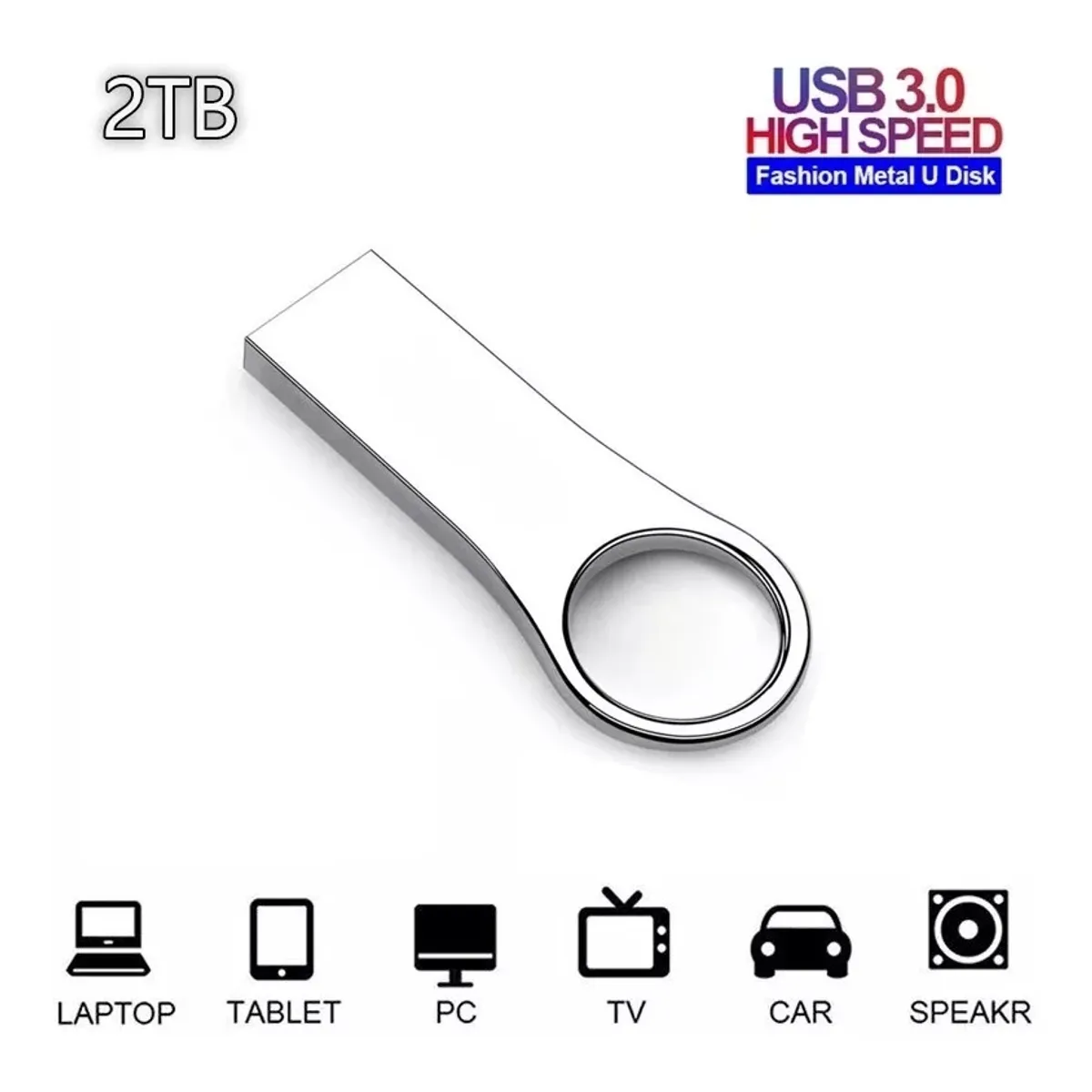KUANGYE - Pendrive Llavero - Memoria Usb Flash 2 Tb Mucha Capacidad