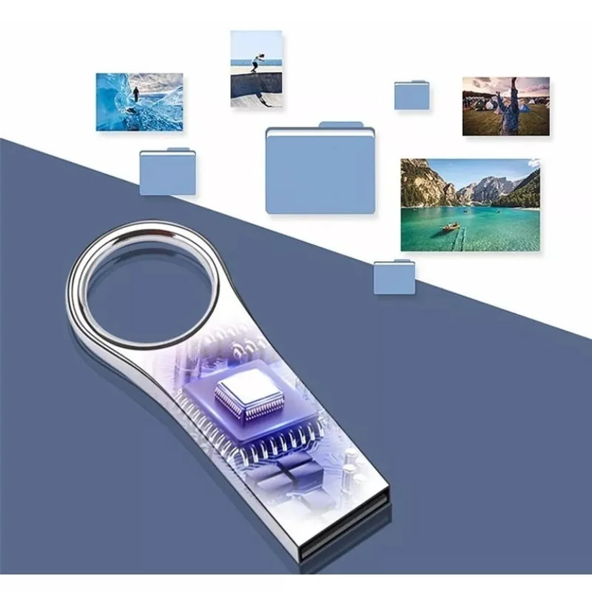 KUANGYE - Pendrive Llavero - Memoria Usb Flash 2 Tb Mucha Capacidad